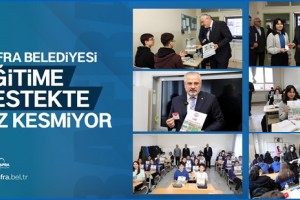 Bafra Belediyesi Eğitime Katkı Sunmaya Devam Ediyor